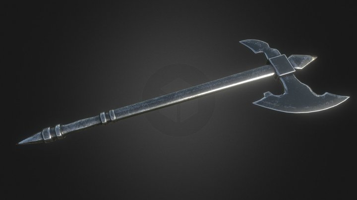 LOW POLY AXE GAME ASSET 3D Model