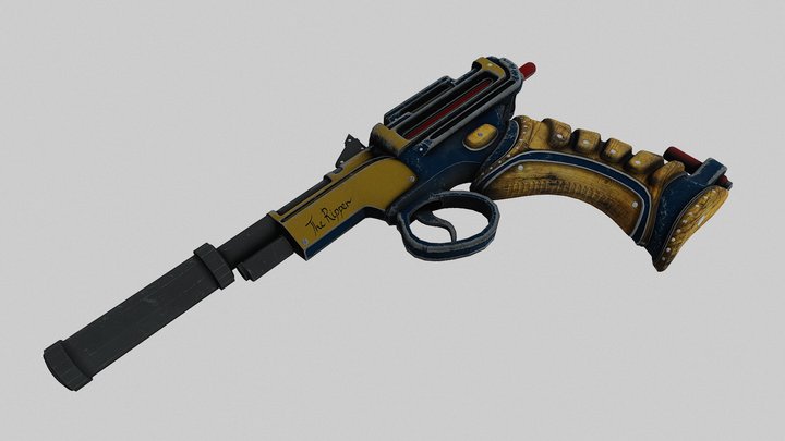 Scifi Gun 3D Model