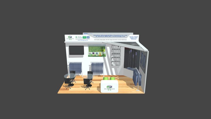 XianHua Stall Branding 3D Model