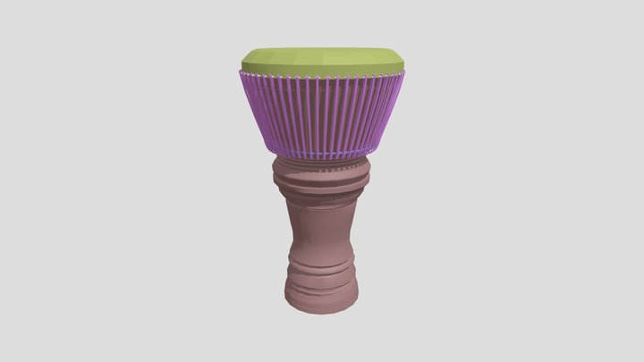 High Poly Gedombak 3D Model