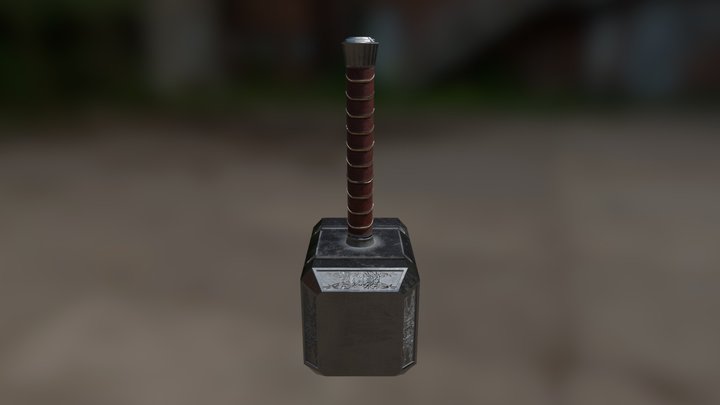 Mjolnir 3D Model