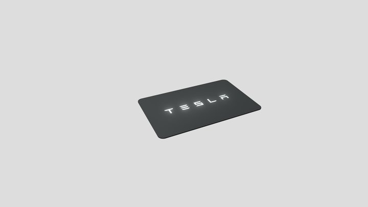 Tesla Key Card 3D Model