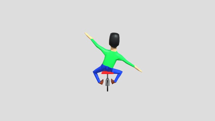 riding 3D Model