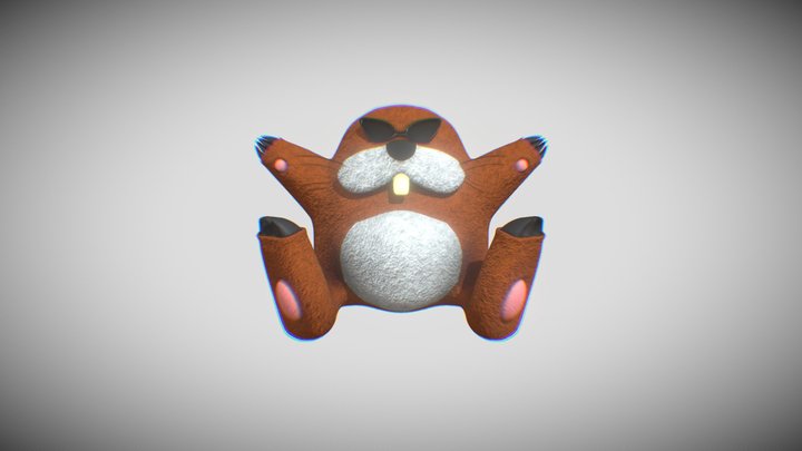 MOLE from Super Mario Games 3D Model