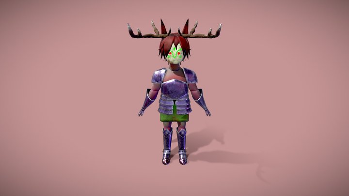 Half-Deer Soldier 3D Model