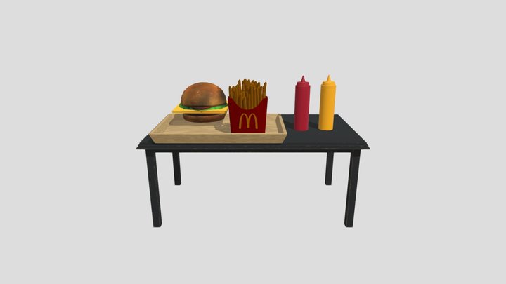 Full Mcdonald's Combo Meal