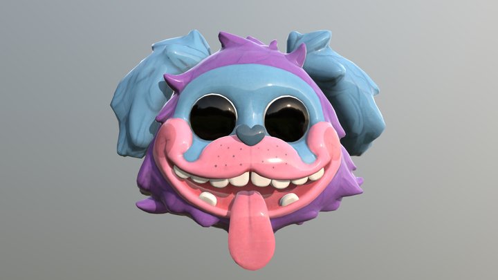 Poppy Playtime - PJ Pug-A-Pillar Head Animations 3D Model