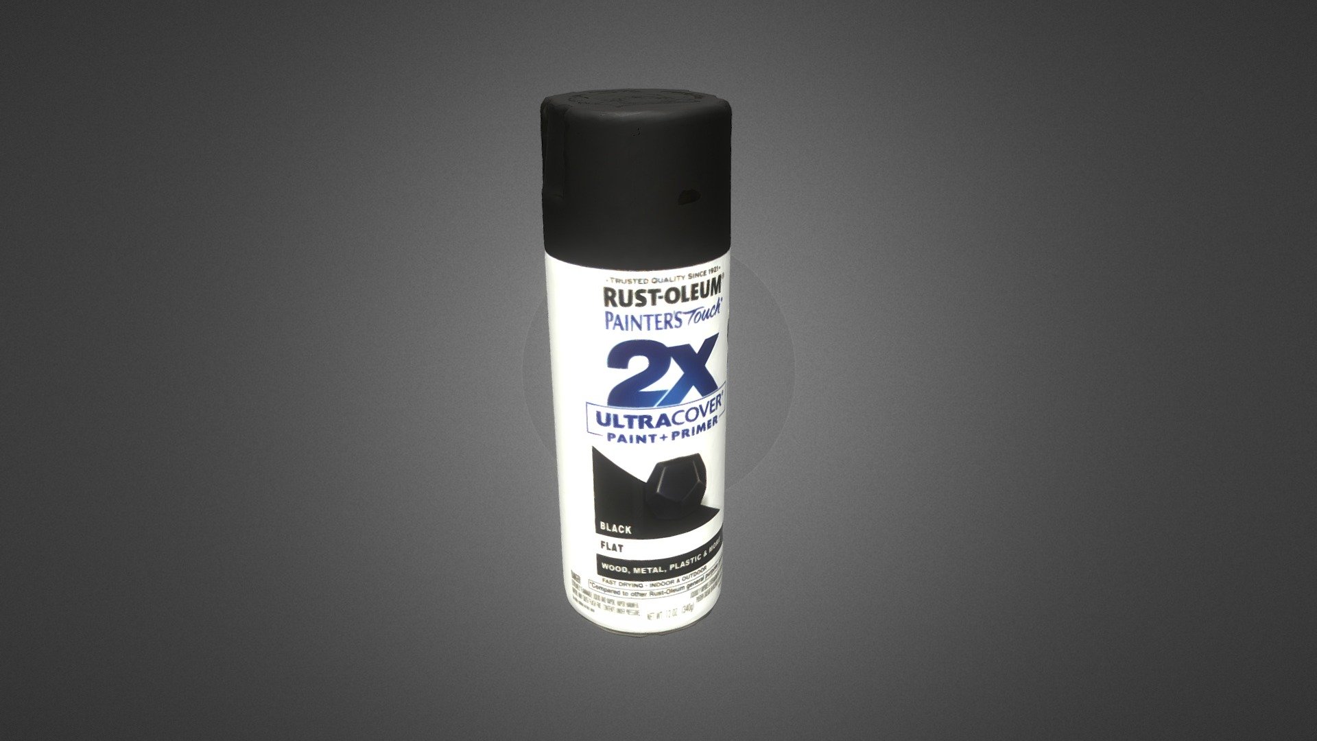 Black Spray paint