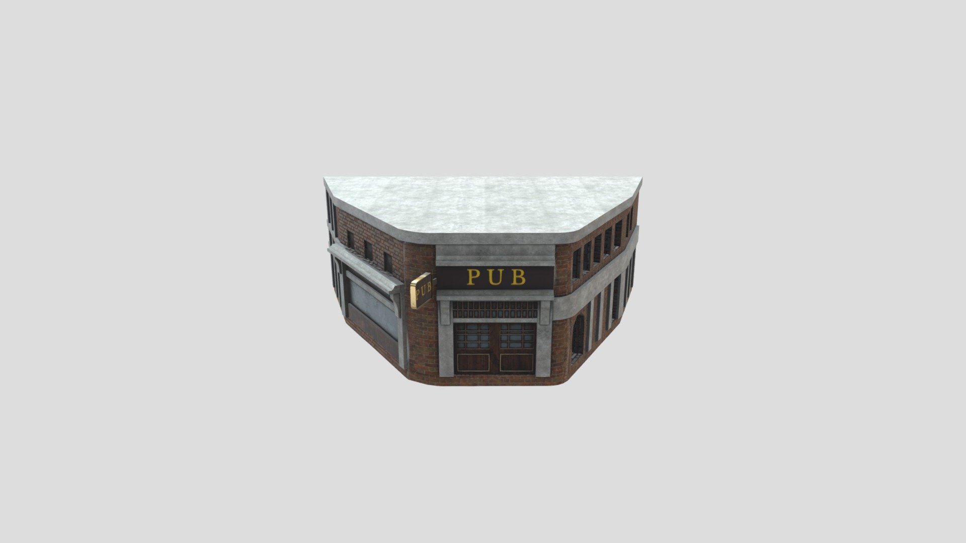 London House for diorama (Bottom)