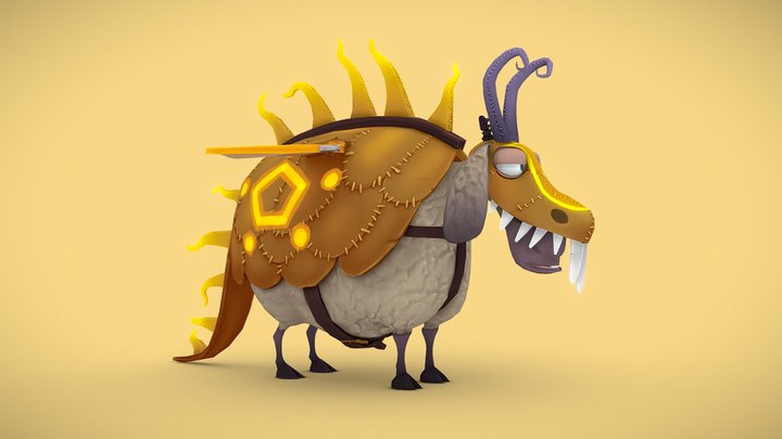 Sheeps | Dragons : Titan Uprising 3D Model