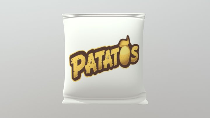 Potato Chips 3D Model