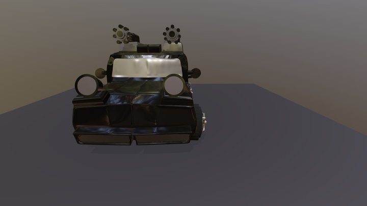 carro de guerra 3D Model