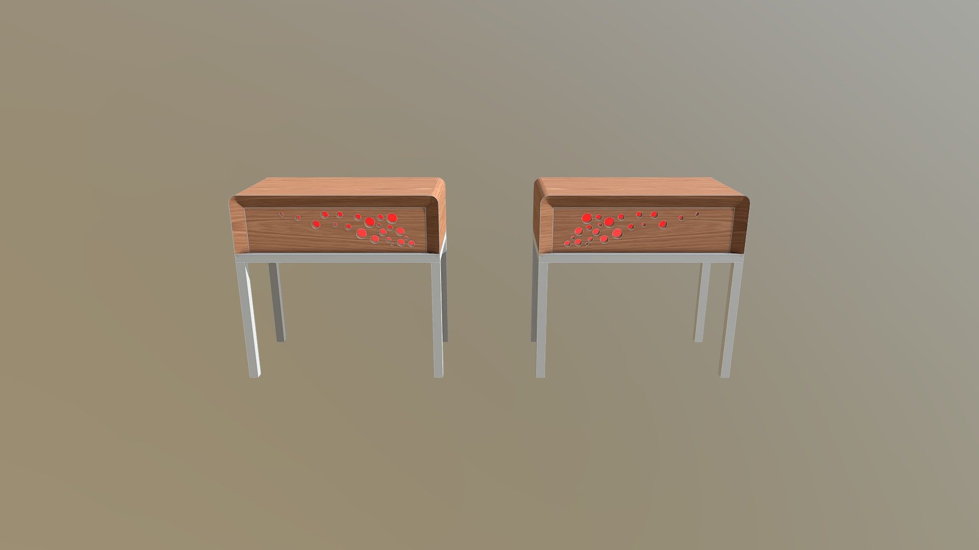bedside tables two