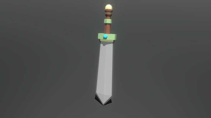 Sword by tutorial 3D Model