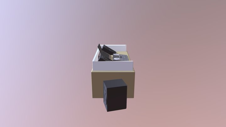 DJ Booth 3D Model