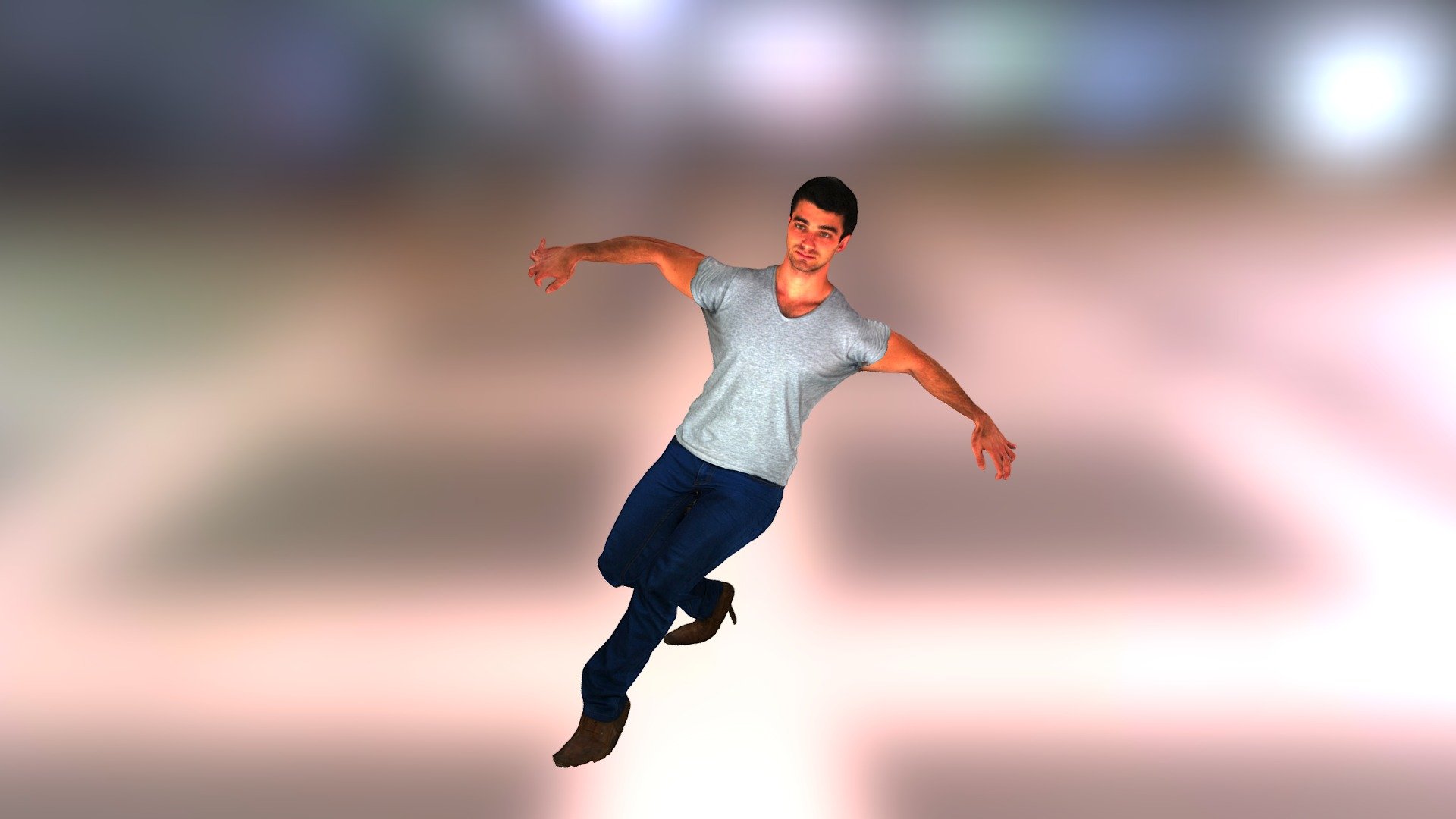 Breakdance Freezes Withskin - Download Free 3D model by activesales ...