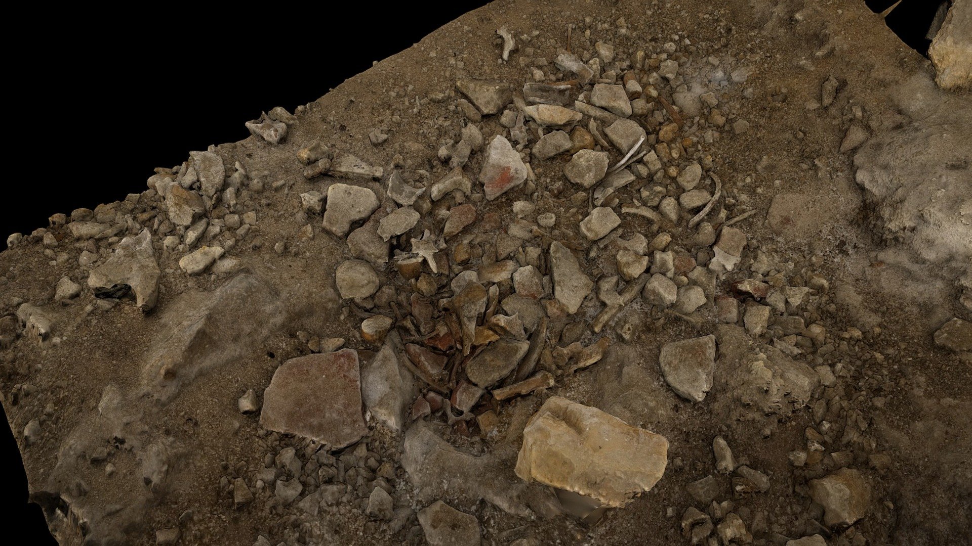 Felsschmiede, Knochenhaufen / bone deposit - 3D model by LAD BW (@ladbw ...