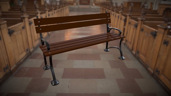 Bench 3D Model