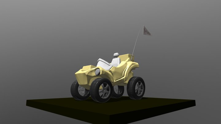 Goofy dune buggy 3D Model