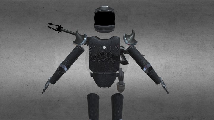 Space Stealth Trooper 3D Model