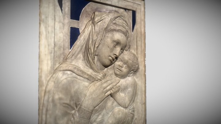Madonna Col Bambino Niccolo Betto 3D Model