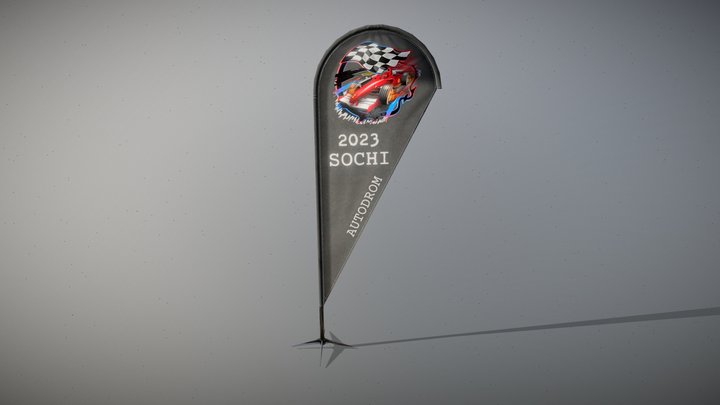 Flag_SOCHI – Modello 3D gratuito STL