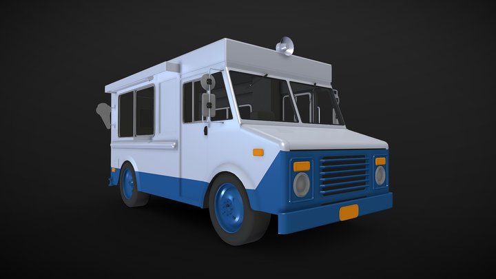 Week 2: Ice Cream Truck Development 3D Model