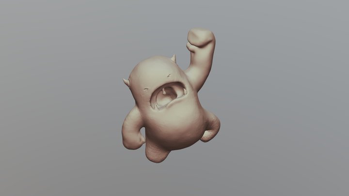 Modeling01_02_MelvinSculpt_02 3D Model