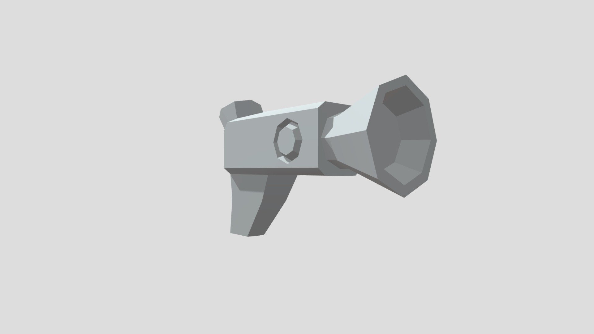 Unused flashlight model (model)