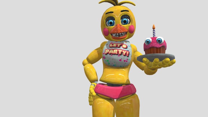Toy Chica | FNAF AR 3D Model