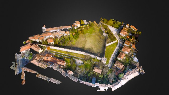 Bastione Barbagianni - Mura di Pisa 3D Model