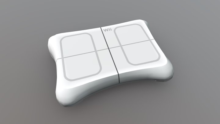 Wii Balance Board 3D Model