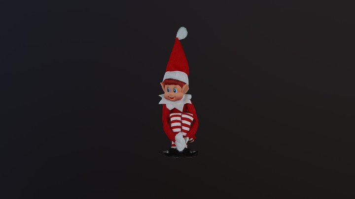 Christmas Elf 3D Model