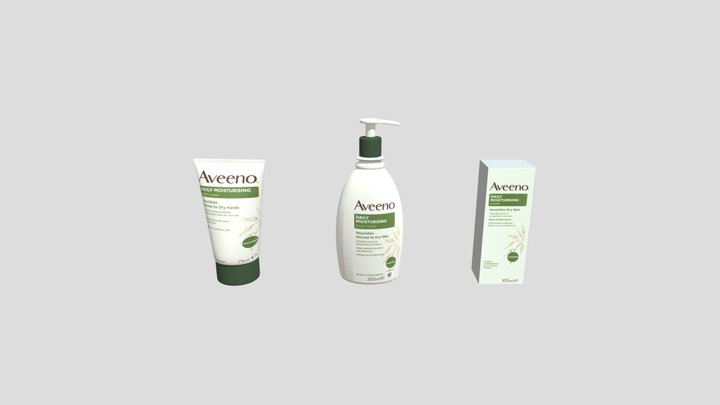 Daily moisturizing & Skin relif-packs 3D Model