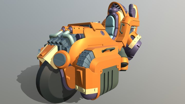 Motorcycle 3D Model