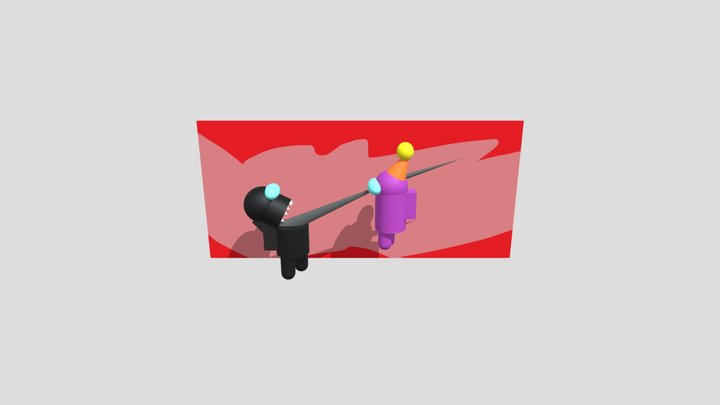 Among Us Kills 3D Model