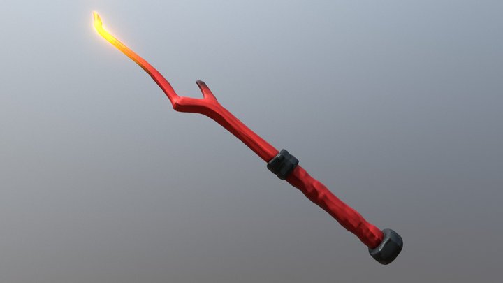 [Fan Art] OrbusVR Tier 2 RuneMage Wand 3D Model