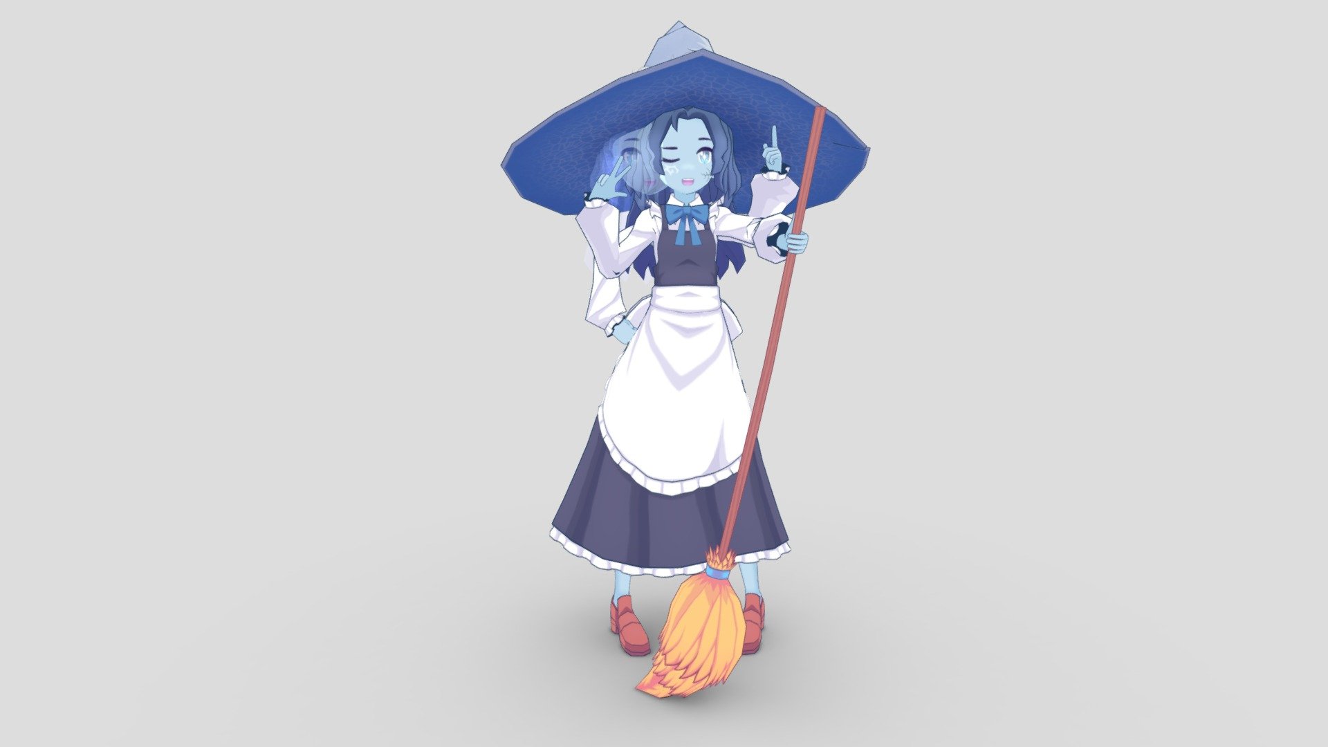 RANNI THE WITCH ELDEN RING CHARACTER GIRL 3D model 3D printable