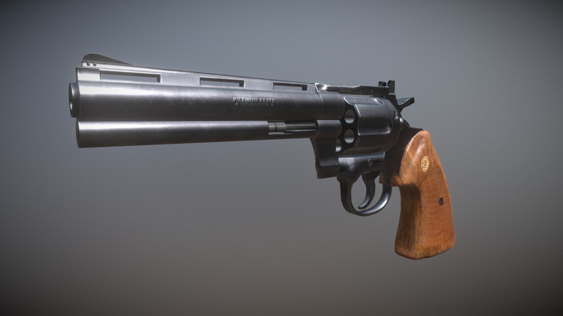 Colt Python Elite - Magnum - 3D model by Mikey G (@mags) [b32f0ab ...