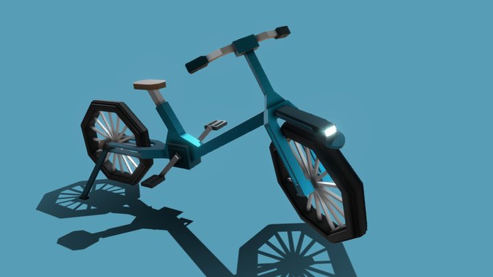 chainless Bike low poly -blockbench (FREE) – Modello 3D gratuito STL