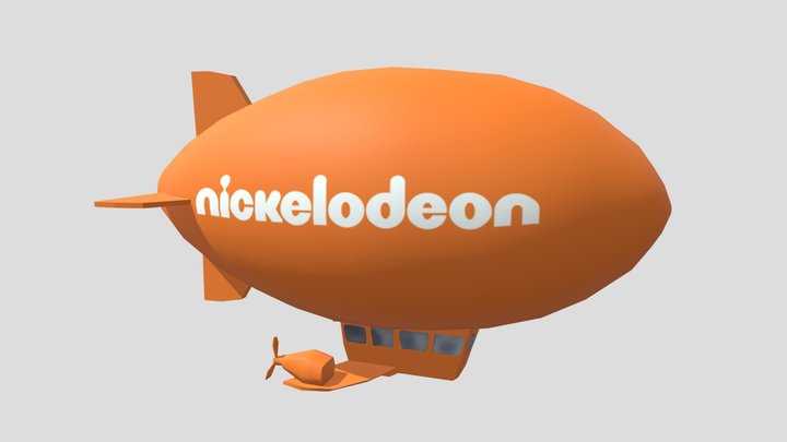 Nickelodeon Blimp 3D Model
