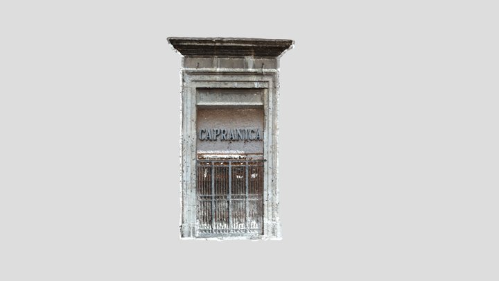 Palazzo Capranica Portale destro 3D Model