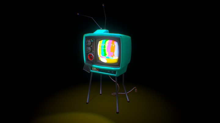 STOOPID TV 3D Model