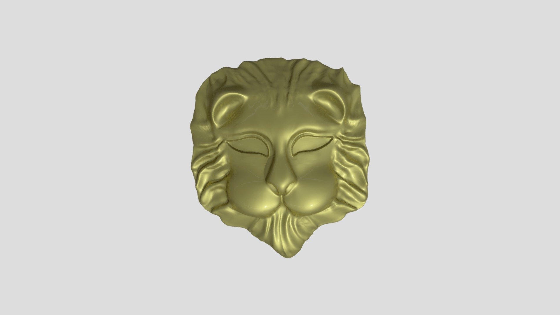 Lion venetian mask