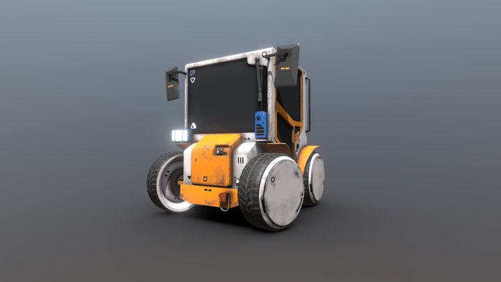Electric cart 3D Model