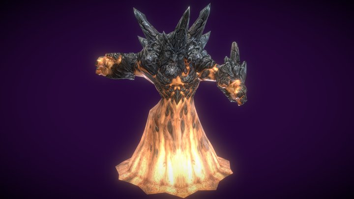 Earth Elemental > Fantasy 3D Model