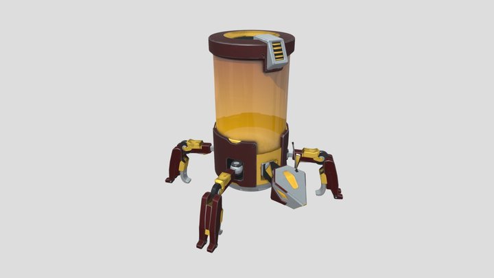 Mech Model (undone) 3D Model