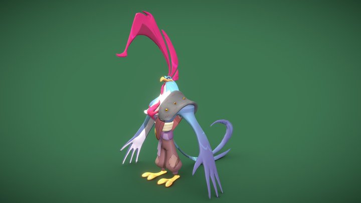 Birdwarior - Jarno Collijs 3D Model