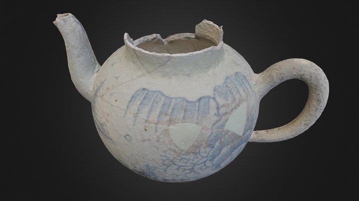 Pomona Teapot (NM2006-98-4R) 3D Model