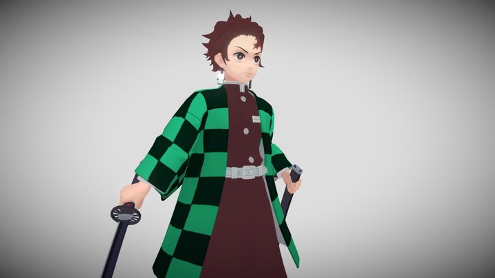 Tanjiro (Arena Of Valor) 3D Model